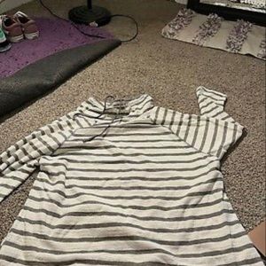 Stripped long sleeve shirt